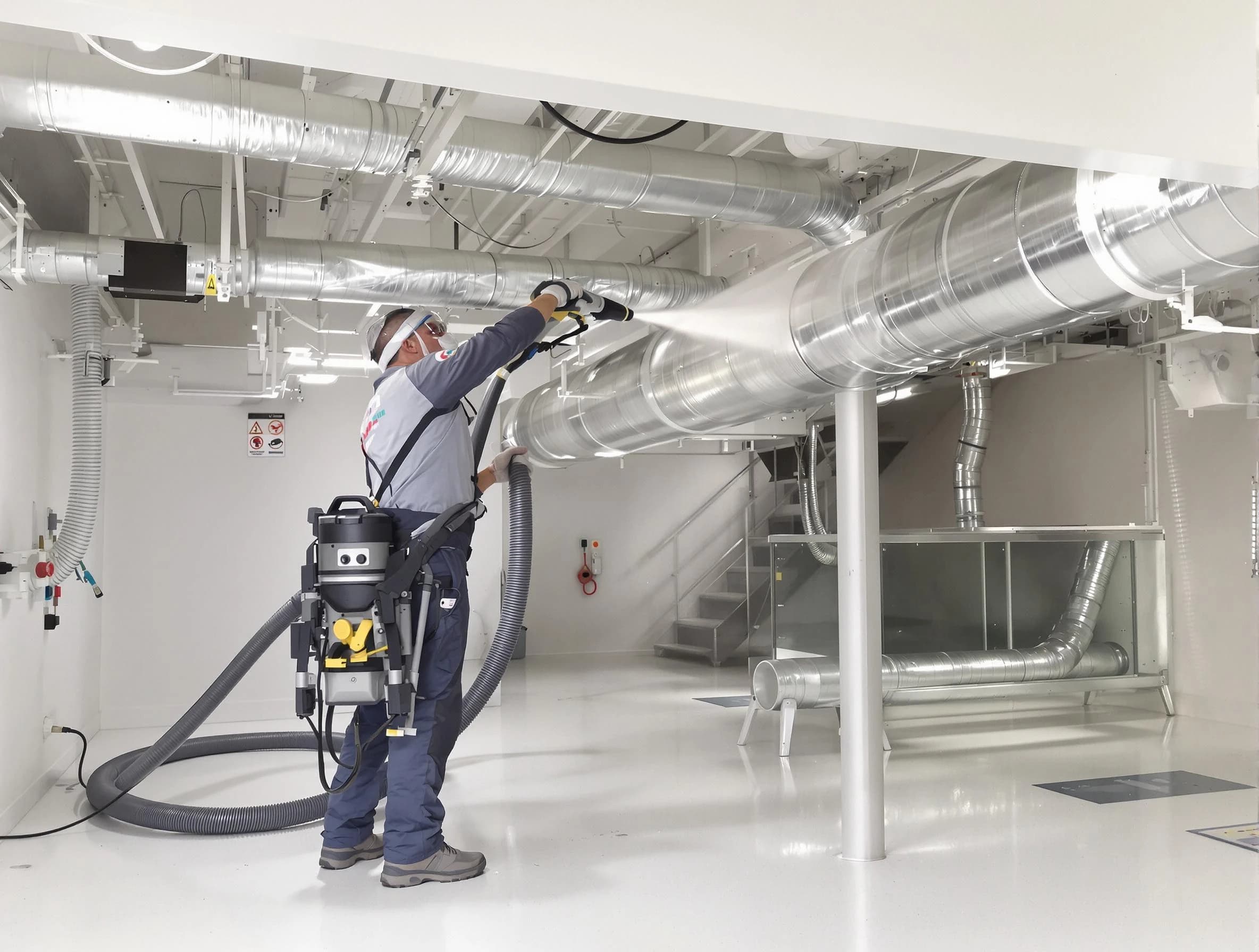 Professional central duct cleaning by Springville Air Duct Cleaning in Springville
