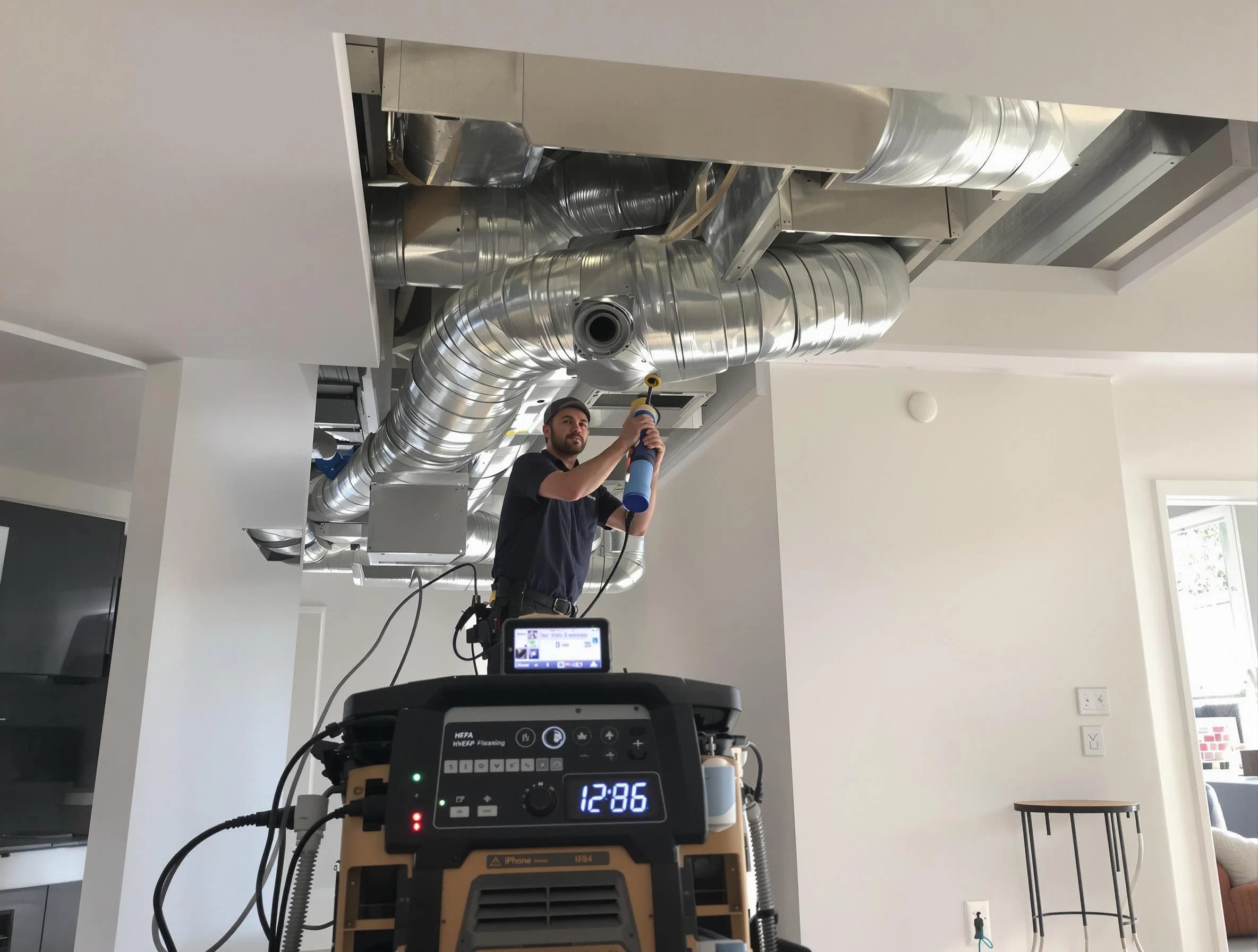Advanced pure air duct cleaning by Springville Air Duct Cleaning in Springville