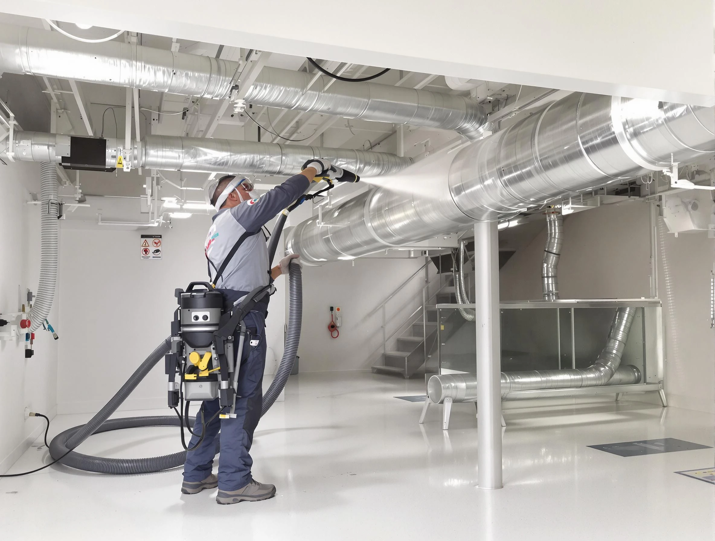 Professional central duct cleaning by Springville Air Duct Cleaning in Springville